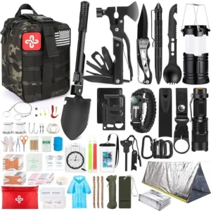 250Pcs Survival Gear First Aid Kit with Molle System