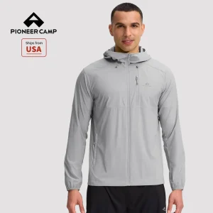 Pioneer Camp Men's UPF 100+ Sun Protection Hoodie Jacket