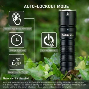 Sofirn SC33 XHP70.3 HI Tactical Rechargeable Flashlight