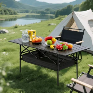 Senmeo Portable Aluminum Camping Table